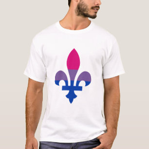 Camiseta Camiseta-T do Orgulho da Bissexualidade