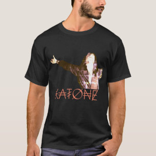 Camiseta Camiseta-T escura gráfica, gráfica, masculina e fe