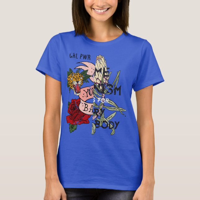 Camiseta Camiseta-T para mulheres "Girls Power" (Frente)