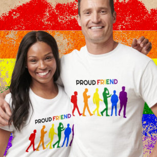 Camiseta Camiseta-T-Silhouette Orgulho gay Male, amante org