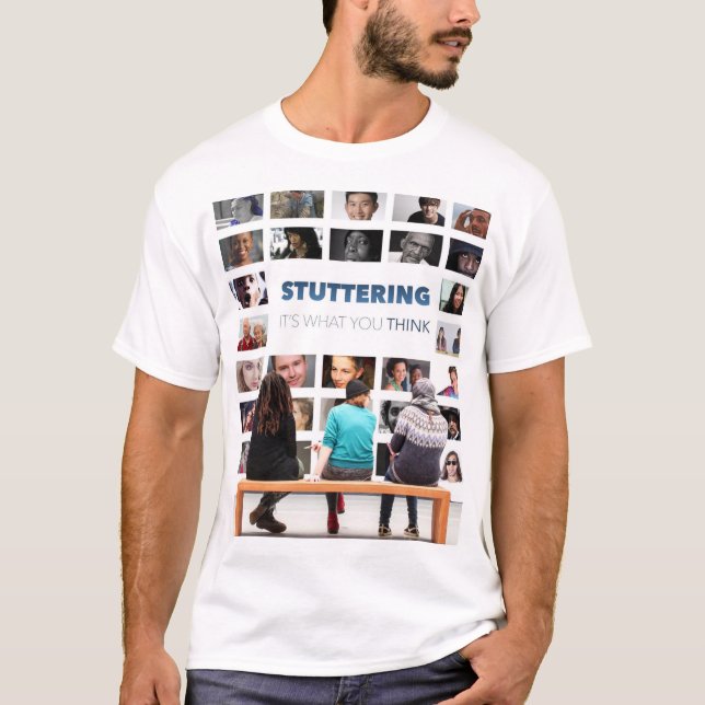Camiseta Camiseta-T-Stuttering Mosaic Men (Frente)