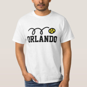 Camiseta Camiseta-tênis Orlando para homens, mulheres e cr