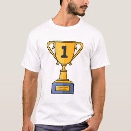 Camiseta Camiseta-troféu de campeão - Abraçar a vitória