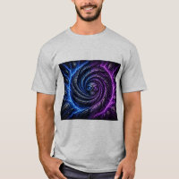CamisetaFire vs Ice Skull Vortex Ilusão Óptica |