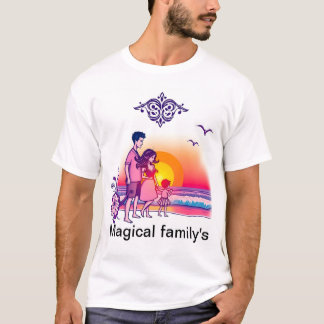 Camiseta "Camisetas da família mágica"