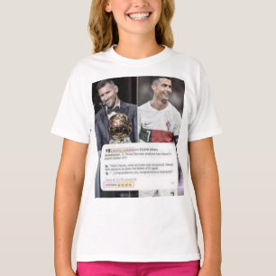 Camiseta : "Camisetas Goal-Getter: Chute com Ronaldo!"