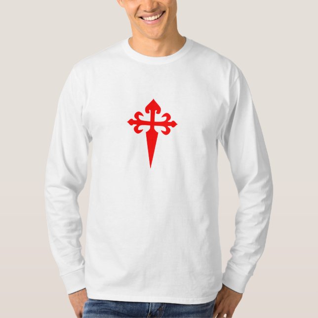 Camiseta Camisia Catholica Militariae Crucis S. Jacob (Frente)