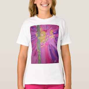 Camiseta Camisola bege do macaco