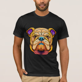 Camiseta Camisola com Capuz Básica Masculina Bull Dog