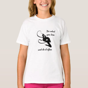 Camiseta Camisola da ginástica rítmica