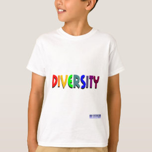 Camiseta Camisola da juventude da diversidade