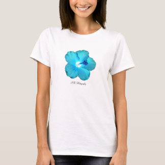 Camiseta Camisola de alças azul do hibiscus