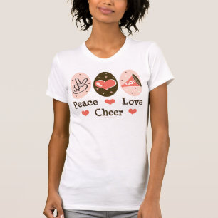 Camiseta Camisola de alças Cheerleading do elogio do amor