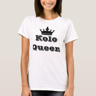 Camiseta Camisola de alças da rainha de Kolo