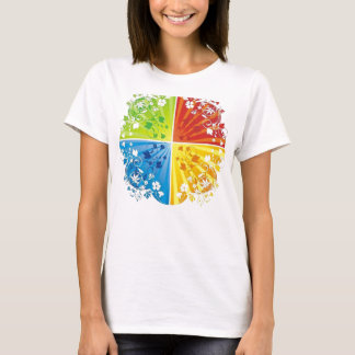 Camiseta Camisola de alças de 4 cores
