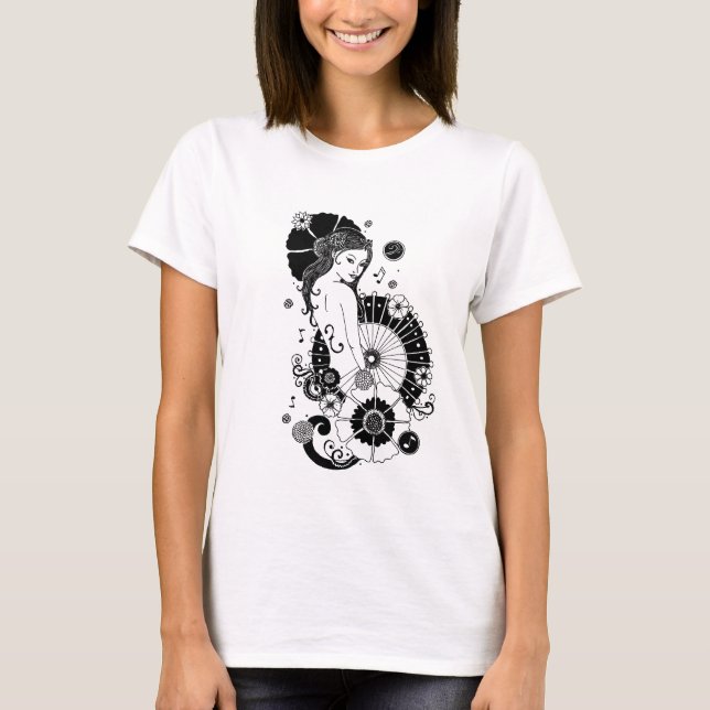 Camiseta Camisola de alças de Soundhole (Frente)