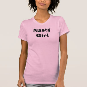 Camiseta Camisola de alças desagradável do rosa da menina