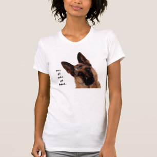 Camiseta Camisola de alças do german shepherd