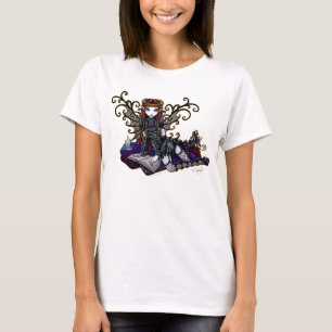 Camiseta Camisola de alças dos contos de fadas da leitura