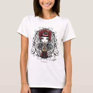 Camiseta Camisola de alças gótico da fada do Couture do