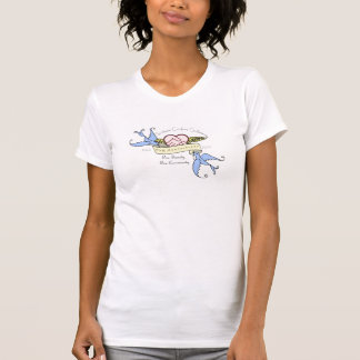Camiseta Camisola de alças - Pastel do design do