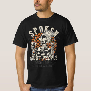 Camiseta Camisola de Esqueleto Engraçado, Eu Pretendo Assom