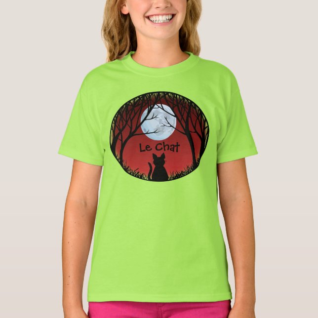 Camiseta Camisola de gato do gato do gato do gato (Frente)