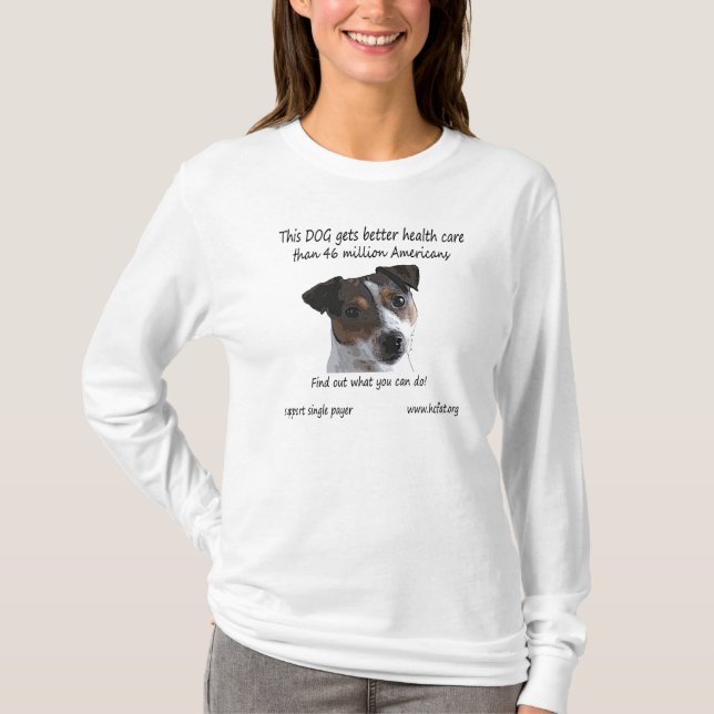 Camiseta Camisola de Jack Russell (Frente)