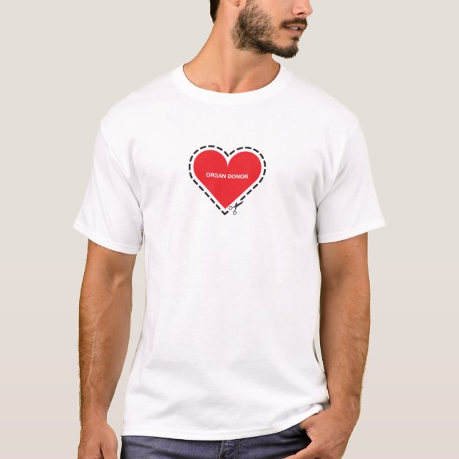 Camiseta Camisola de Micro-Fibra Doador de Órgãos (Frente)