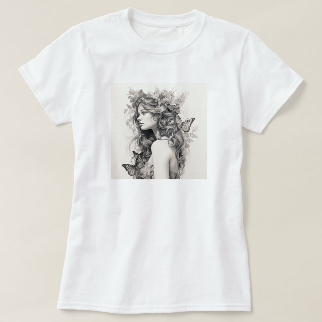 Camiseta camisola de natal minimalista moderna acolhedora (Frente do Design)