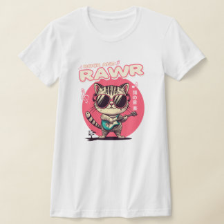 Camiseta Camisola doce feminina - Rock & Rawr Funny Kawaii 