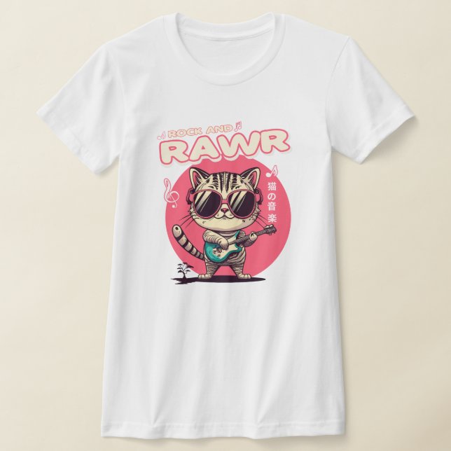 Camiseta Camisola doce feminina - Rock & Rawr Funny Kawaii  (Postura )