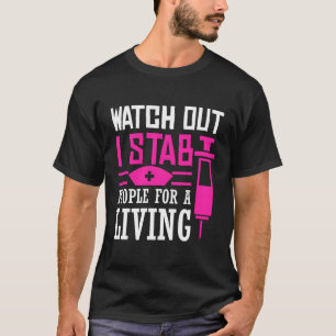 Camiseta Camisola engraçada de enfermeira flebotomista labo