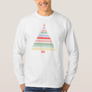Camiseta Camisola feia - árvore de Natal