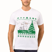 Camisola foleiro fazendo xixi do boneco de neve do