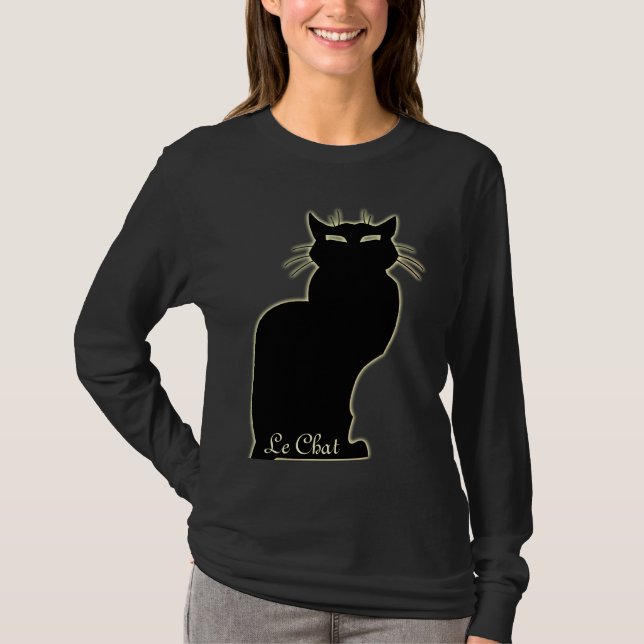 Camiseta Camisola gorda das senhoras do gato do Hoodie do (Frente)