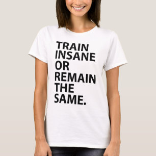 Camiseta Camisola insana do trem