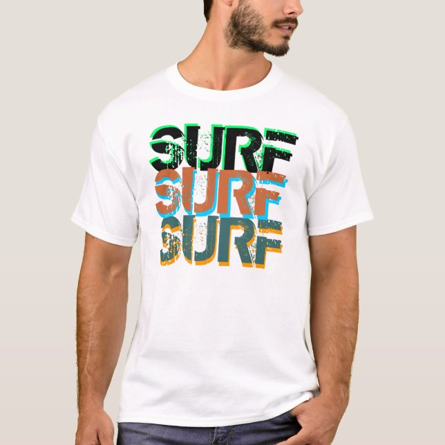 Camiseta Camisola interioa do SURF do SURF do SURF (Frente)