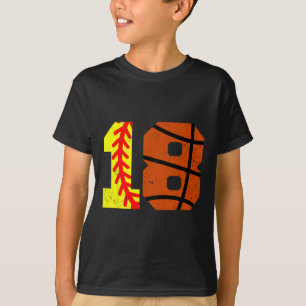 Camiseta Camisola Número 18 Softll Sketll Camisola Divertid