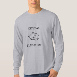 Camiseta Camisola Oficial de Gato de Design - Presente para