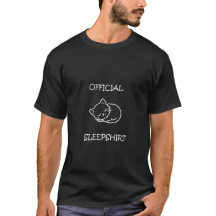 Camisola Oficial para Dormir - Gato Adormecido Fof