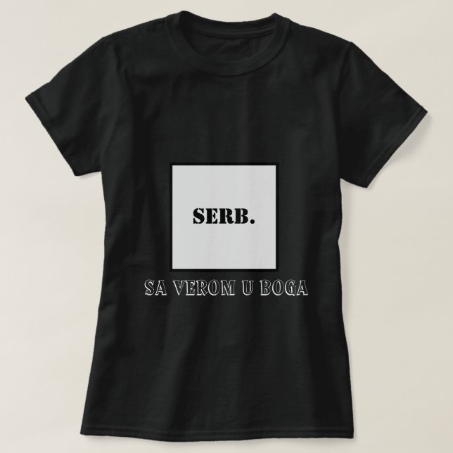 Camiseta Camisola ortodoxa (Frente do Design)
