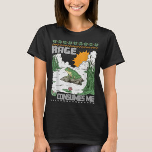 Camiseta Camisolas de Natal Feias da Raiva Me Consome Sapo