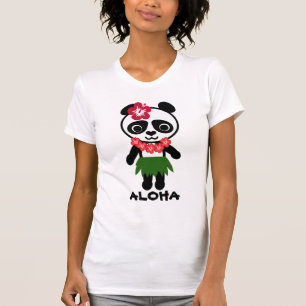 Camiseta Camisole das senhoras da panda de Hula