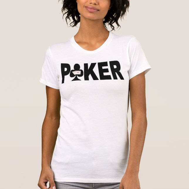 Camiseta Camisole de Mulheres Jogadoras do POKER (Frente)