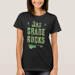 Camiseta Camo 3.º Grau Camp Teacher Squad Terceiro Formando