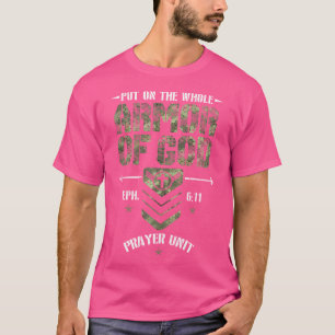Camiseta Camo Armor De Deus Cristãos Camuflagem Religiosa