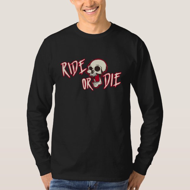 Camiseta Camo Arts Co ride or die (Frente)