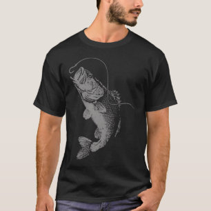Camiseta Camo Bass Fish Patriótico Pesca ( Na Parte Frontal