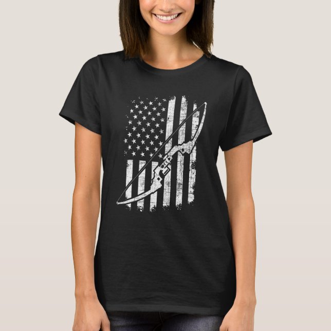 Camiseta Camo Bowhuning Archery Bowman (Frente)